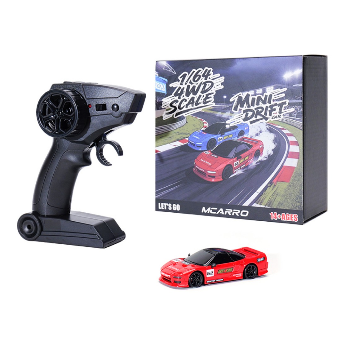 Rc Hobby Light - 1/64 Micro RC Drift Auto 2.4G