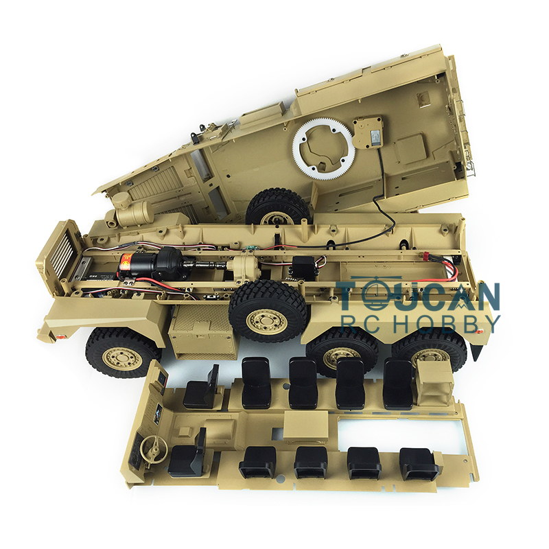 Rc Hobby Explosion - 1/12 6*6 RC 6x6 MRAP voertuig