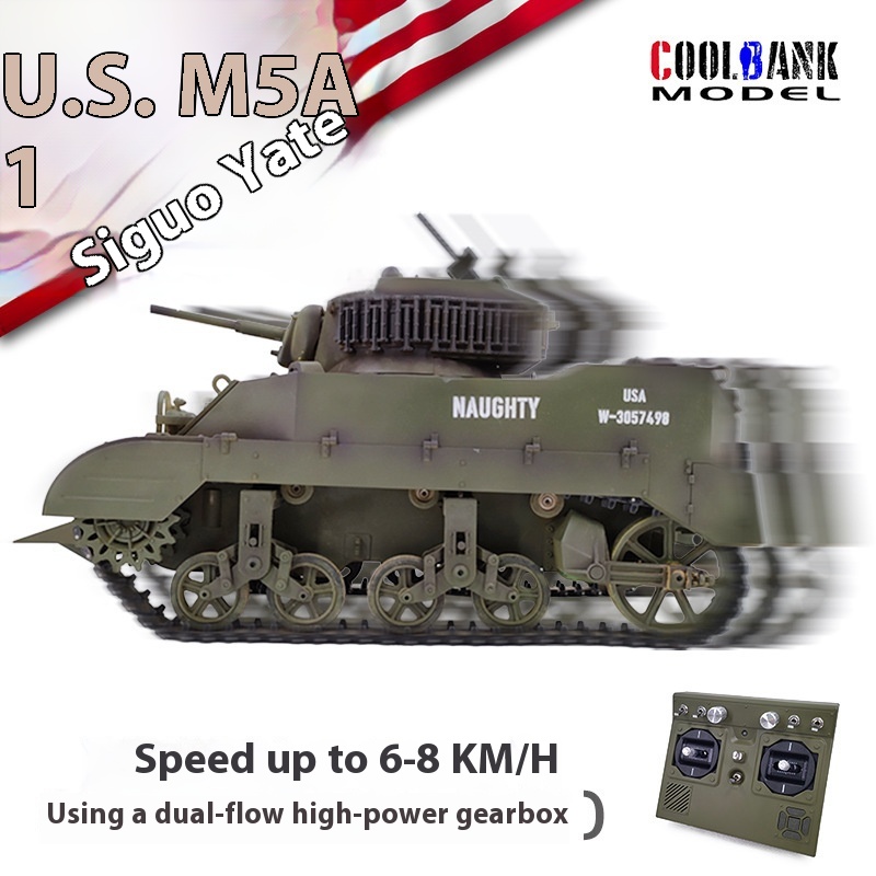 1:16 Rc Tank Usa Stuart M5a1 L - Rc Hobby Light recensie en prijs
