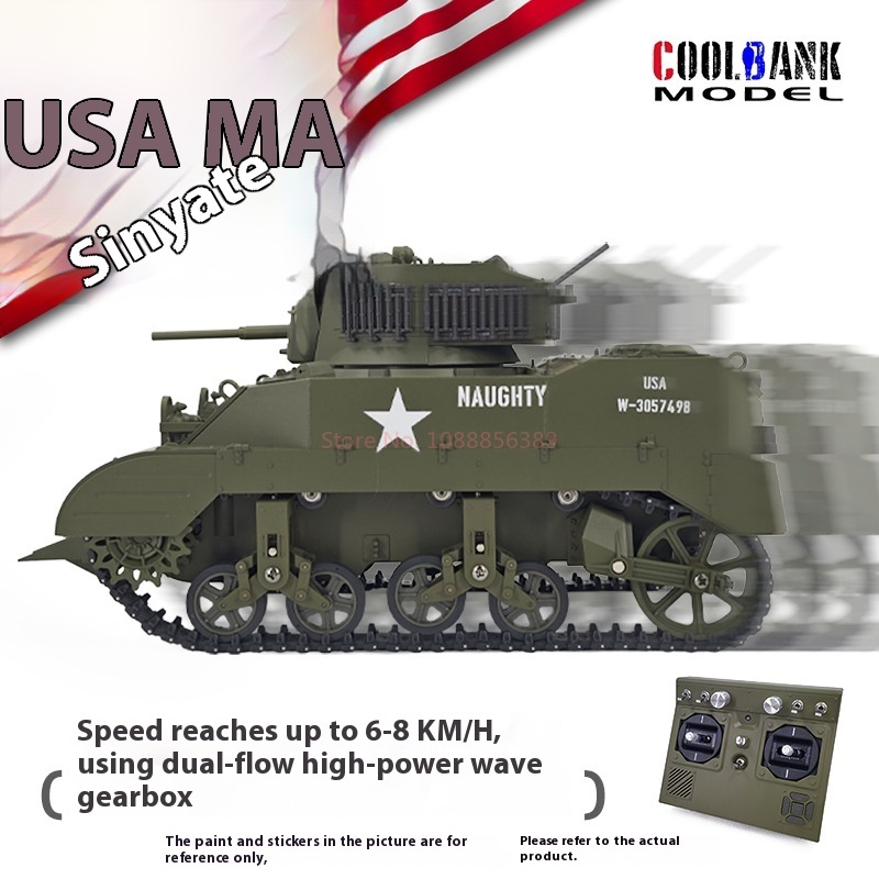 1:16 Rc Tank Usa Stuart M5a1 L - Rc Hobby Light recensie en prijs