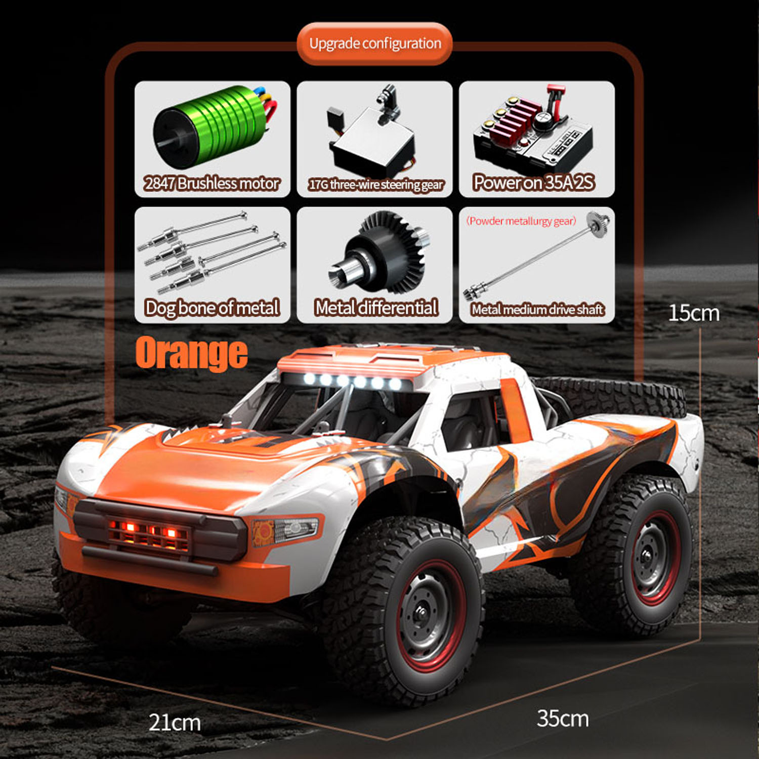 1/14 2.4G RC Highspeed Off-Roa - Rc Hobby Light recensie en prijs